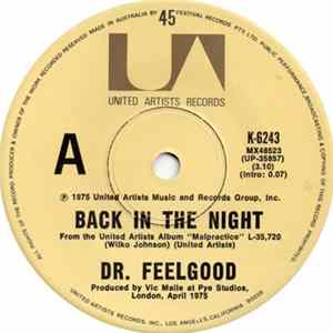 Dr. Feelgood - Back In The Night FLAC album