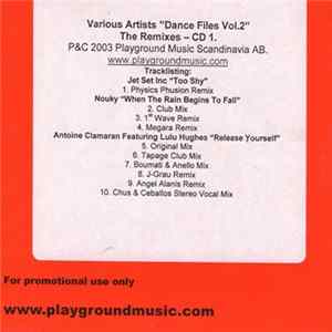 Various - Dance Files Vol.2 (The Remixes - CD 1) FLAC album