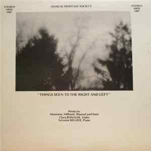 Clara Bonaldi, Sylvaine Billier - Things Seen To The Right And Left FLAC album