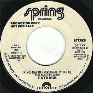 Fatback - King Tim III (Personality Jock) FLAC album