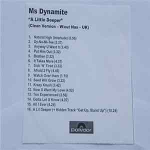 Ms. Dynamite - A Little Deeper (Clean Version - W/Out Nas - UK) FLAC album