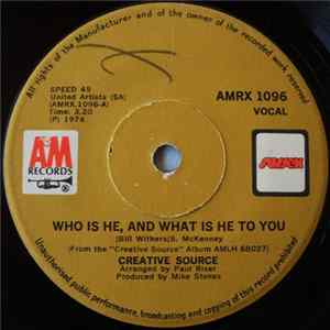 Creative Source - Who Is He, And What Is He To You FLAC album
