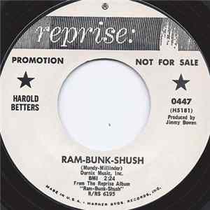 Harold Betters - Ram-Bunk-Shush FLAC album
