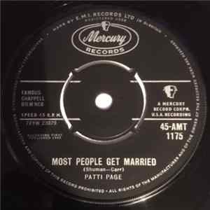 Patti Page With The Merry Melody Singers - You Don't Know Me / Most People Get Married FLAC album