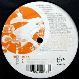 Frankie Knuckles Featuring Adeva - Too Many Fish FLAC album