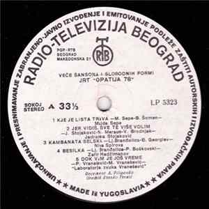 Various - Veče Šansona I Slobodnih Formi - JRT Opatija '78 FLAC album