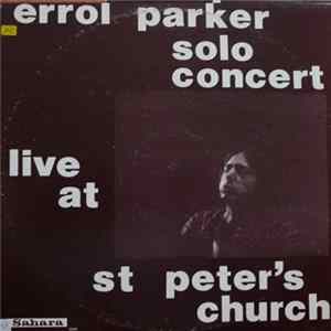 Errol Parker - Solo Concert Live At St Peter's Church FLAC album