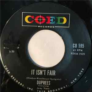 The Duprees - It Isn't Fair / So Little Time FLAC album