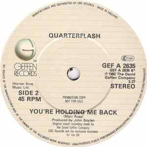 Quarterflash - Right Kind Of Love / You're Holding Me Back FLAC album