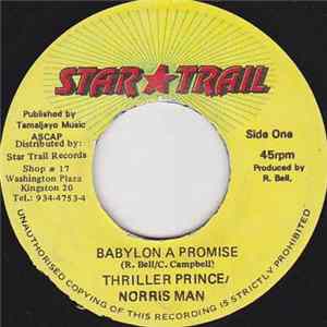 Thriller Prince, Norrisman - Babylon A Promise FLAC album