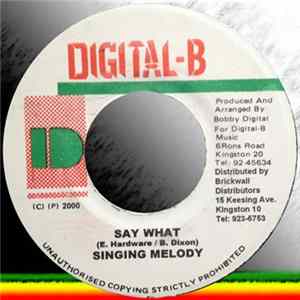 Singing Melody - Say What FLAC album