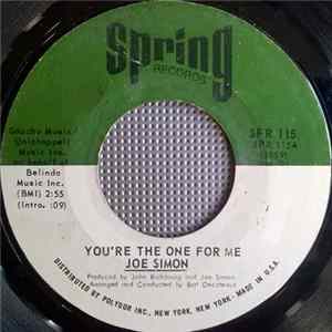 Joe Simon - You're The One For Me / I Ain't Givin' Up FLAC album