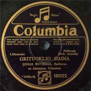 Jonas Butenas - Girtuoklio Daina / Mes Be Vilniaus Nenurimsim FLAC album