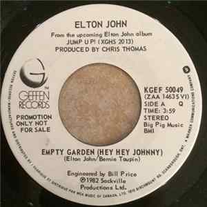 Elton John - Empty Garden (Hey Hey Johnny) / Take Me Down To The Ocean FLAC album