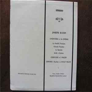Joseph Haydn, Helmuth Froschauer - Overtures To The Operas: Le Fedelta Premiata, Orlando Paladino, Lo Speziale, Acide E Galatea; Overture In D Major, Sinfonia (Parthia) In B-flat Major FLAC album