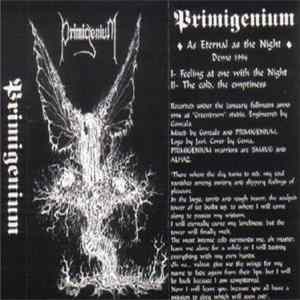 Primigenium - As Eternal As The Night Demo 1994 FLAC album
