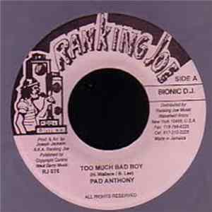 Pad Anthony - Too Much Bad Boy FLAC album