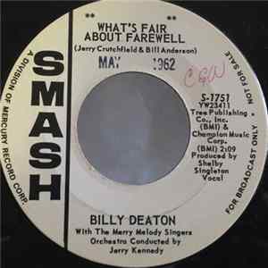 Billy Deaton With The Merry Melody Singers - What's Fair About Farewell FLAC album
