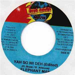 Elephant Man - Yah So Wi Deh FLAC album