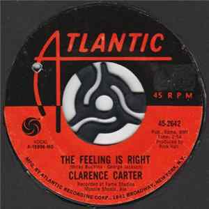 Clarence Carter - The Feeling Is Right / You Can't Miss What You Can't Measure FLAC album
