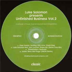 Various - Luke Solomon Presents Unfinished Business Vol.2 FLAC album