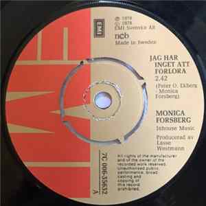 Monica Forsberg - Jag Har Inget Att Förlora FLAC album