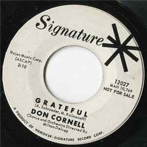 Don Cornell - Grateful / Only Time Will Tell FLAC album