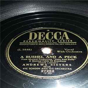 The Andrews Sisters, Vic Schoen And His Orchestra - A Bushel And A Peck / Guys And Dolls FLAC album