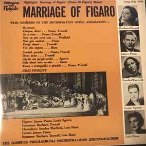 Members Of The Metropolitan Opera Association, The Hamburg Philharmonia Orchestra, Hans-Jürgen Walther - Marriage Of Figaro FLAC album