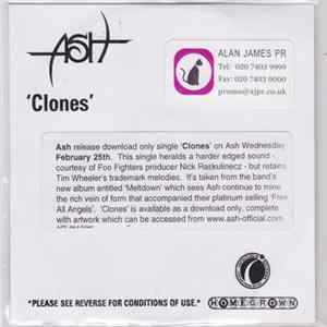 Ash - Clones FLAC album