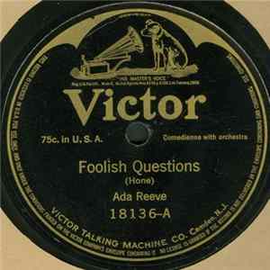 Ada Reeve - Foolish Questions / Father's Little Man FLAC album