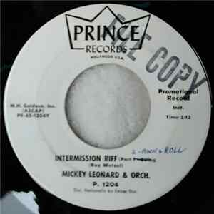 Mickey Leonard And His Orchestra - Intermission Riff FLAC album