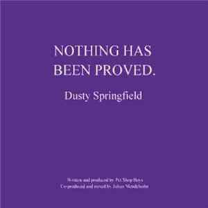 Dusty Springfield - Nothing Has Been Proved FLAC album