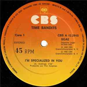 Time Bandits - I'm Specialized In You FLAC album