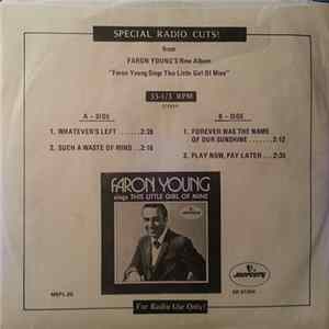 Faron Young - Special Radio Cuts! FLAC album