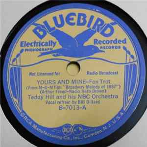Teddy Hill And His NBC Orchestra - Yours And Mine / I'm Feelin' Like A Million FLAC album