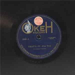 Jazarimba Orchestra / Joe Green And Rega's Novelty Dance Orchestra - That's It / Peacock Strut FLAC album