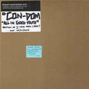 Con-Dom - All In Good Faith FLAC album