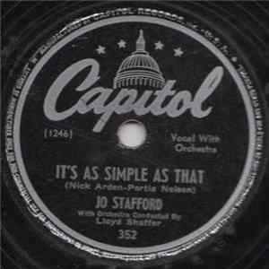 Jo Stafford - It's As Simple As That / September Song FLAC album