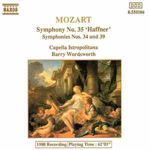Wolfgang Amadeus Mozart - Symphony No.35 'Haffner' / Symphony No.34 / Symphony No.39 FLAC album
