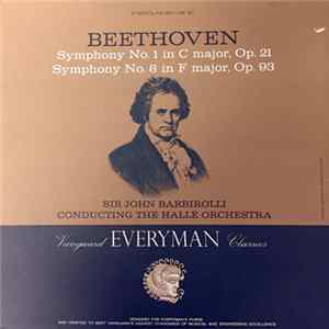 Beethoven : Sir John Barbirolli Conducting The Hallé Orchestra - Symphony No.1 In C Major. Symphony No.8 In F Major FLAC album
