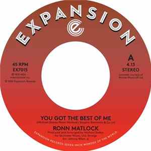 Ronn Matlock - You Got The Best Of Me FLAC album