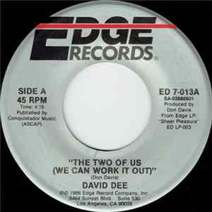 David Dee - The Two Of Us (We Can Work It Out) FLAC album