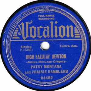 Patsy Montana And The Prairie Ramblers - High Falutin' Newton / The Strawberry Roan FLAC album