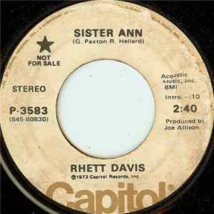 Rhett Davis - Sister Ann FLAC album