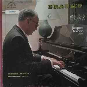 Jacques Fevrier - Brahms FLAC album