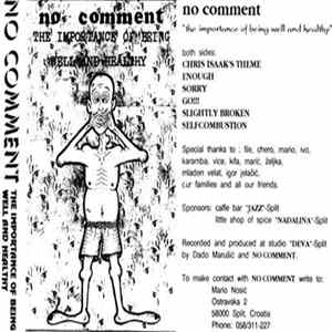 No Comment - The Importance Of Being Well And Healthy FLAC album