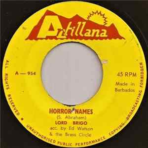 Lord Brigo - Horror Names / I Will Never Love FLAC album