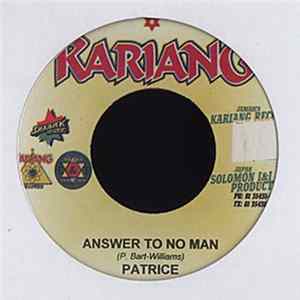 Patrice - Answer To No Man FLAC album