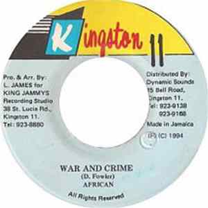African - War And Crime FLAC album
